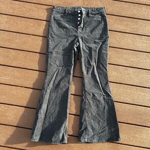 American Eagle Outfitters Black High-Rise Jeans with Button Fly